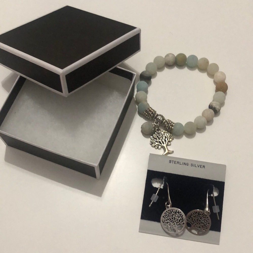 Sterling Silver & Gemstone Bracelet